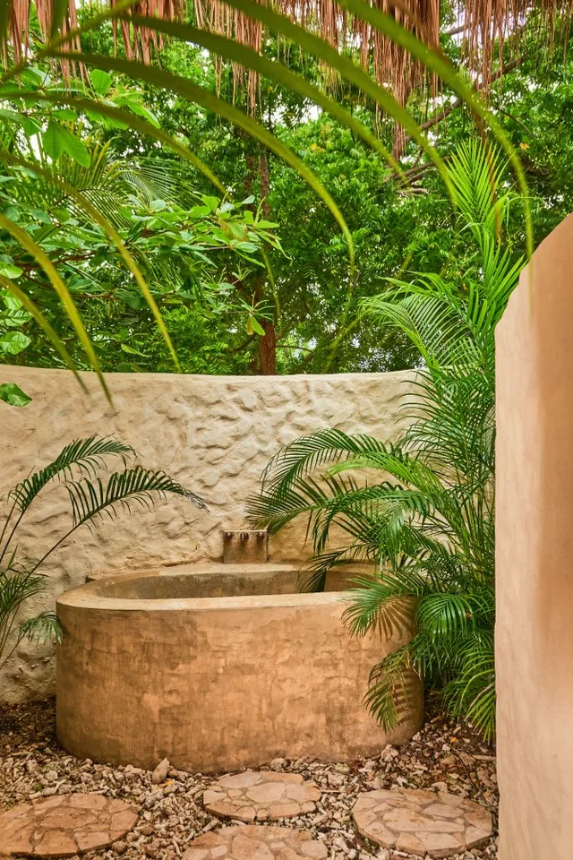 Bathroom — Cabaña Premium con Piscina de Inmersión — Blue Apple Beach, Playa Mamón, Isla Tierra Bomba