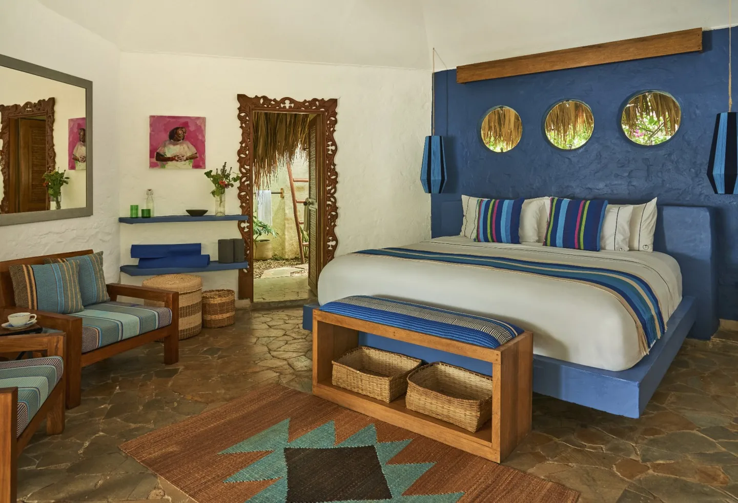 Cabaña — Blue Apple Beach, Playa Mamón, Isla Tierra Bomba